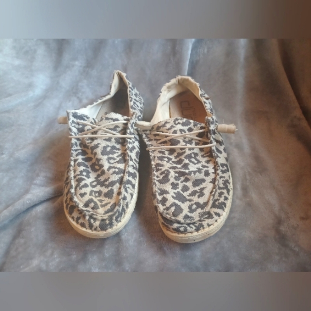 Women's, leopard Hey Dudes